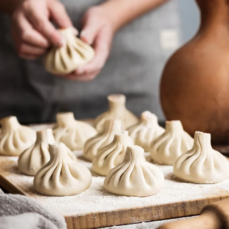 Khinkali (Gürcü Mantısı) Çiğ