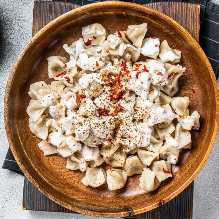 Türk Mantısı Pişmiş